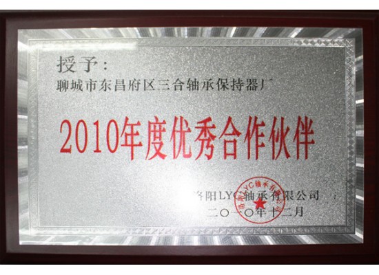 2010年度优秀合作伙伴