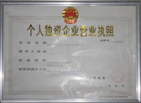 营业执照